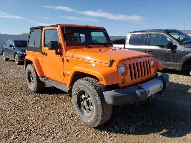 1C4AJWBG9DL536481 - 2013 JEEP WRANGLER S ORANGE photo 1