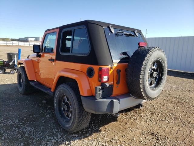 1C4AJWBG9DL536481 - 2013 JEEP WRANGLER S ORANGE photo 3