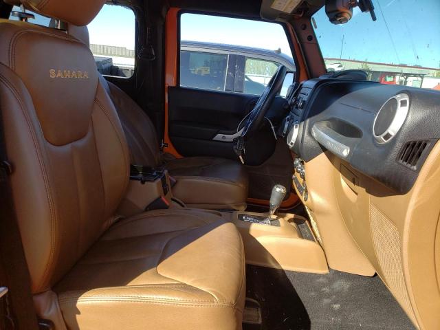 1C4AJWBG9DL536481 - 2013 JEEP WRANGLER S ORANGE photo 5