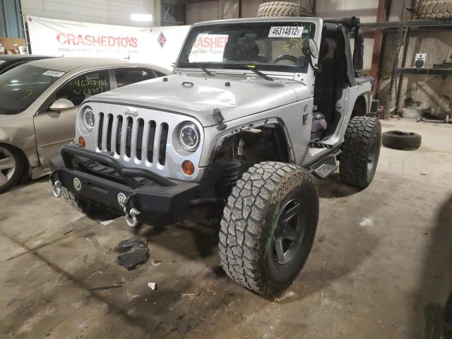 1C4AJWAG9CL147114 - 2012 JEEP WRANGLER S SILVER photo 2