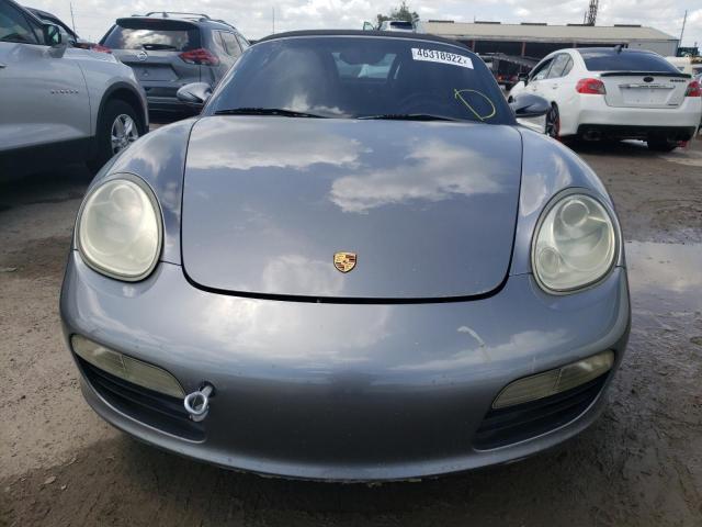 WP0CA29825S710303 - 2005 PORSCHE BOXSTER GRAY photo 9