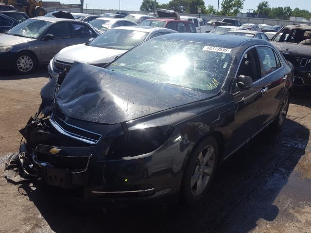 1G1ZC5E05CF260361 - 2012 CHEVROLET MALIBU 1LT შავი ფოტო 2