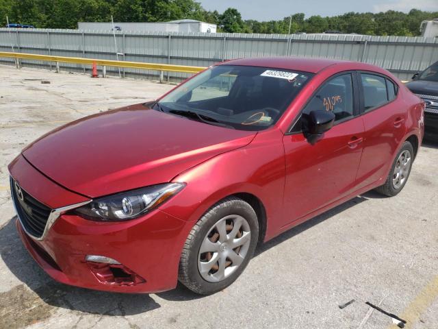 JM1BM1T71E1149692 - 2014 MAZDA 3 SV RED photo 2