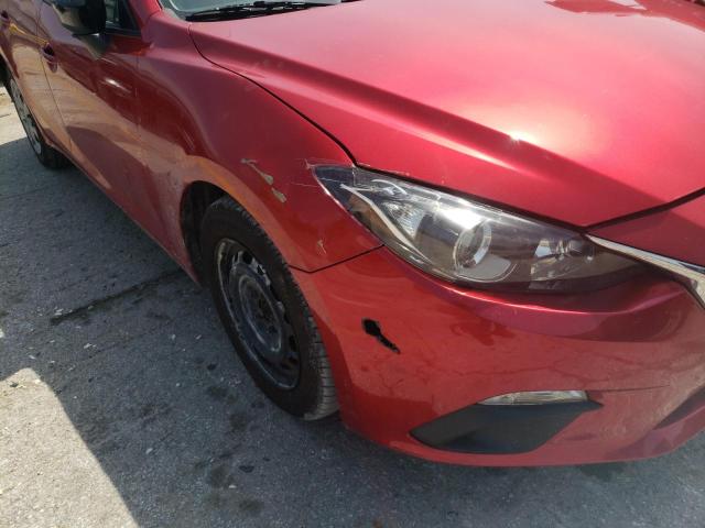 JM1BM1T71E1149692 - 2014 MAZDA 3 SV RED photo 9