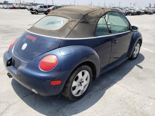 3VWCK21Y93M311822 - 2003 VOLKSWAGEN NEW BEETLE 蓝色 照片 4