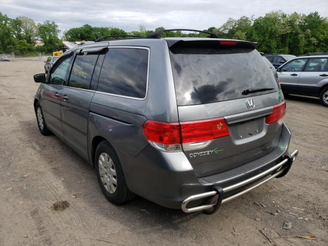 5FNRL38289B043523 - 2009 HONDA ODYSSEY LX GRAY photo 3