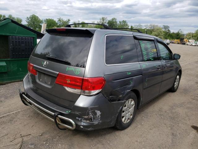 5FNRL38289B043523 - 2009 HONDA ODYSSEY LX GRAY photo 4