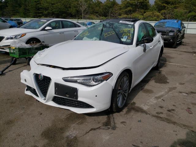 ZARFANBN6K7598740 - 2019 ALFA ROMEO GIULIA TI WHITE photo 2