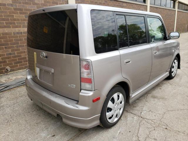 JTLKT324564057933 - 2006 TOYOTA SCION XB فضي صورة 4