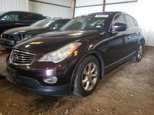 JNKAJ09E78M302386 - 2008 INFINITI EX35 BASE BURGUNDY photo 2