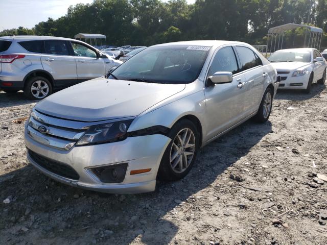 3FAHP0JA3BR321965 - 2011 FORD FUSION SEL SILVER photo 2