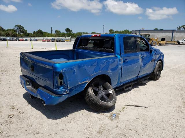 1C6RR6MT1JS195172 - 2018 RAM 1500 SPORT BLUE photo 4