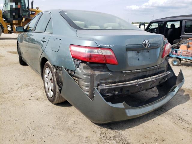 4T1BE46K17U712249 - 2007 TOYOTA CAMRY CE TEAL photo 3
