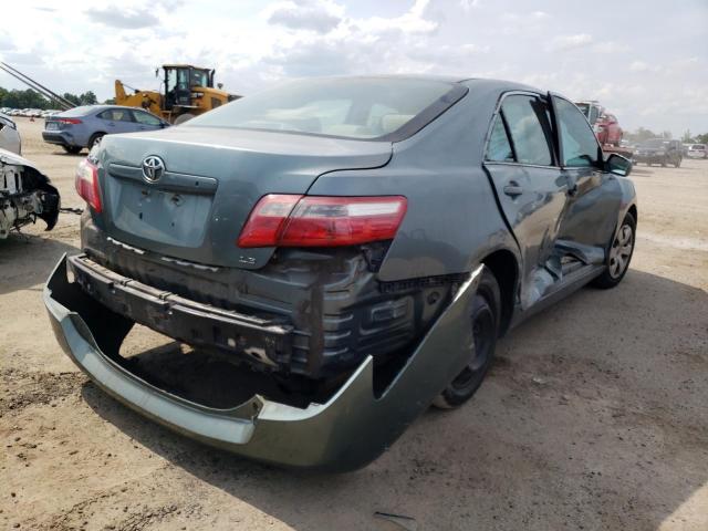 4T1BE46K17U712249 - 2007 TOYOTA CAMRY CE TEAL photo 4