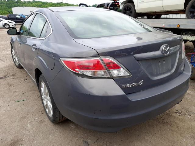 1YVHZ8CH4B5M21745 - 2011 MAZDA 6 I GRAY photo 3