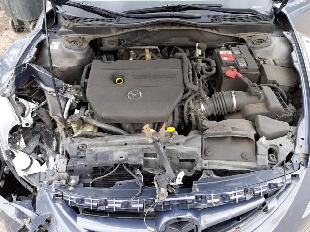 1YVHZ8CH4B5M21745 - 2011 MAZDA 6 I GRAY photo 7