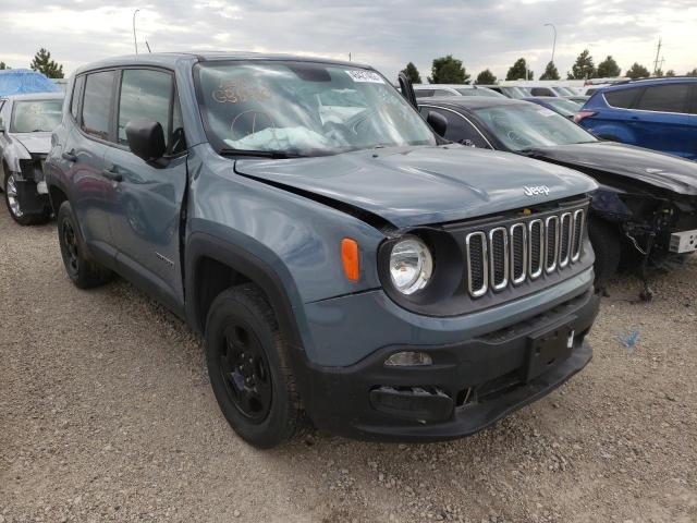 ZACCJBAB7HPG35180 - 2017 JEEP RENEGADE S GRAY photo 1