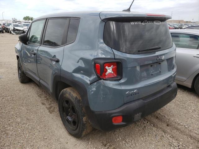 ZACCJBAB7HPG35180 - 2017 JEEP RENEGADE S GRAY photo 3