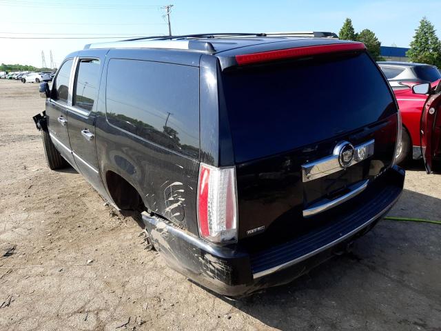 1GYUKJEF8AR100028 - 2010 CADILLAC ESCALADE E BLACK photo 3