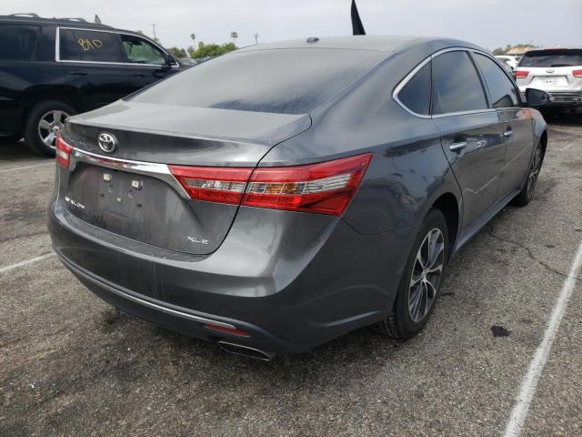 4T1BK1EB0HU264712 - 2017 TOYOTA AVALON XLE GRAY photo 4