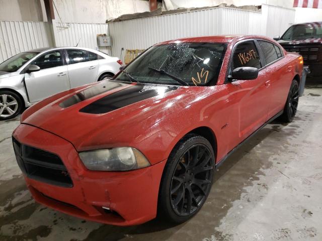 2B3CL1CT1BH540473 - 2011 DODGE CHARGER PO RED photo 2