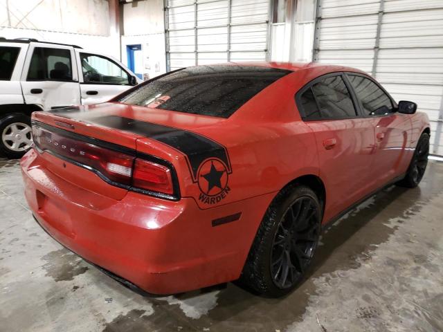 2B3CL1CT1BH540473 - 2011 DODGE CHARGER PO RED photo 4