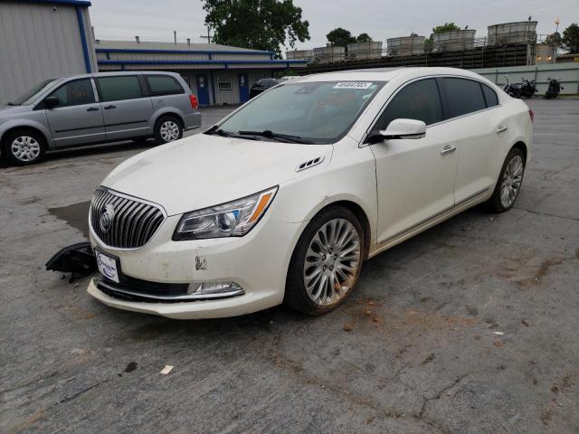 1G4GF5G35EF197127 - 2014 BUICK LACROSSE T WHITE photo 2