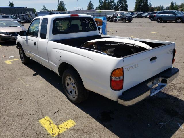 5TEVL52N81Z730937 - 2001 TOYOTA TACOMA XTR WHITE photo 3