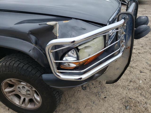 1D7HG38N14S564059 - 2004 DODGE DAKOTA QUA GRAY photo 9