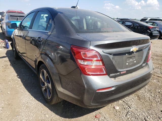 1G1JF5SB1H4118036 - 2017 CHEVROLET SONIC PREM GRAY photo 3