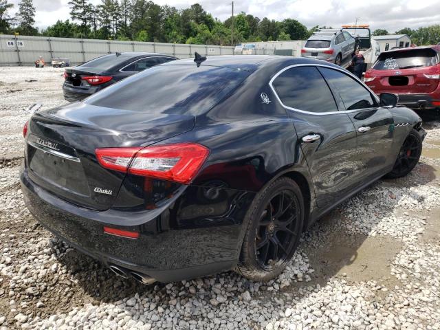 ZAM57XSA1G1175731 - 2016 MASERATI GHIBLI BLACK photo 4