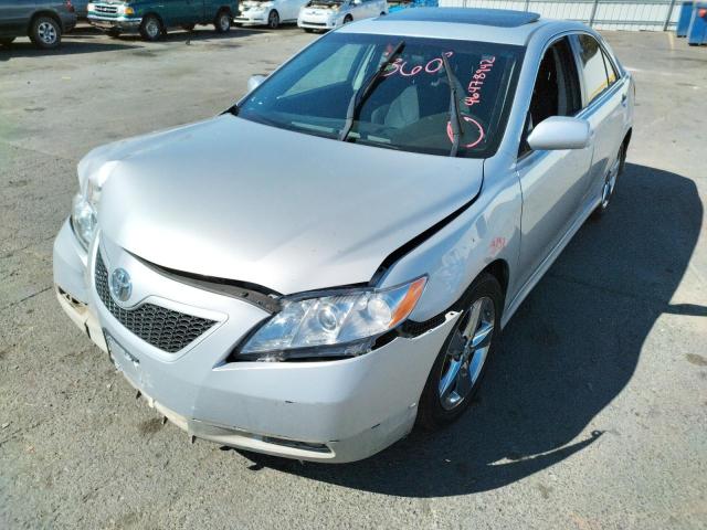 4T1BE46K87U626825 - 2007 TOYOTA CAMRY CE SILVER photo 2