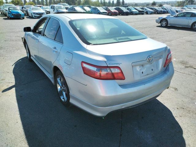 4T1BE46K87U626825 - 2007 TOYOTA CAMRY CE SILVER photo 3