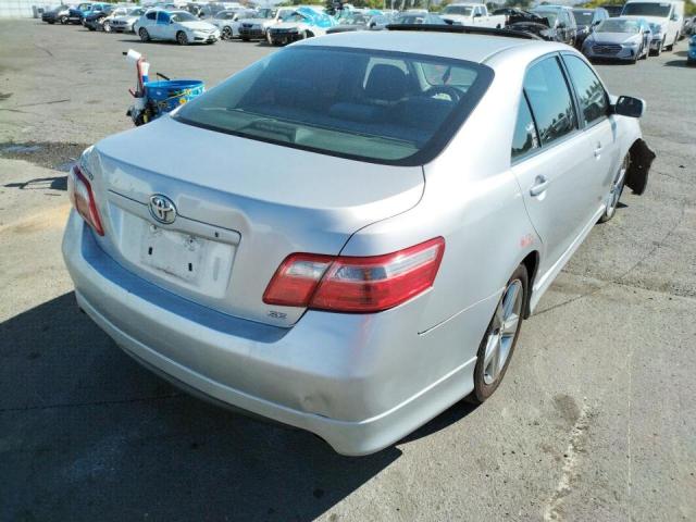 4T1BE46K87U626825 - 2007 TOYOTA CAMRY CE SILVER photo 4