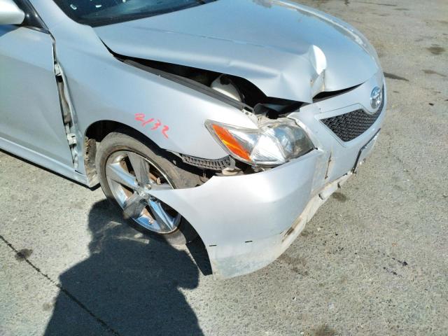 4T1BE46K87U626825 - 2007 TOYOTA CAMRY CE SILVER photo 9