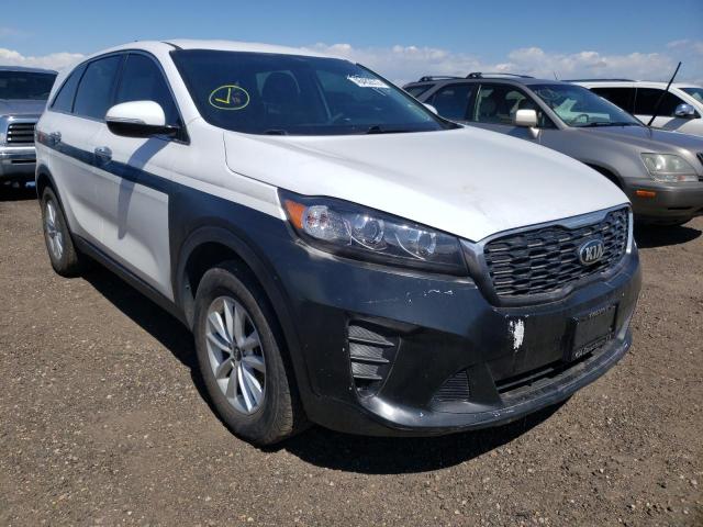 5XYPG4A34KG518023 - 2019 KIA SORENTO L WHITE photo 1