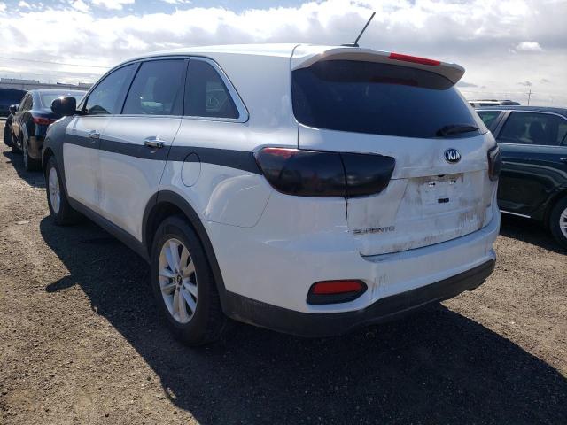 5XYPG4A34KG518023 - 2019 KIA SORENTO L WHITE photo 3