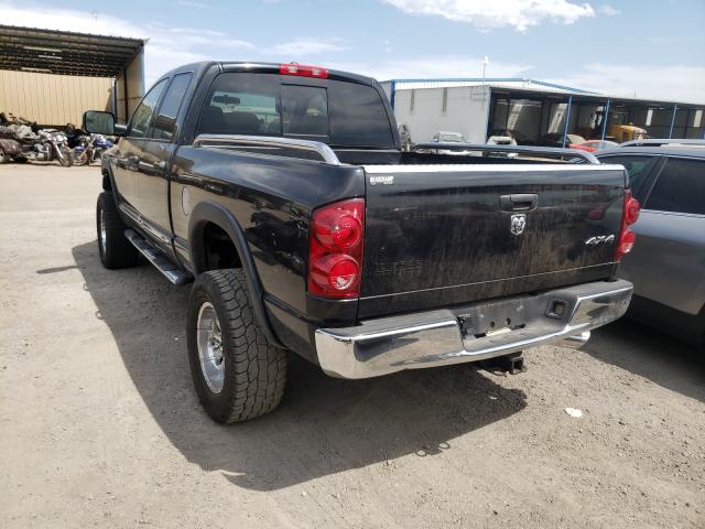 1D7KS28A37J615387 - 2007 DODGE RAM 2500 S შავი ფოტო 3