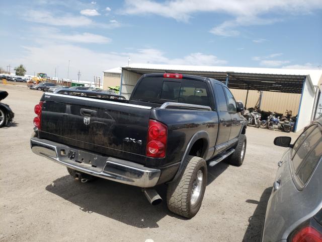 1D7KS28A37J615387 - 2007 DODGE RAM 2500 S შავი ფოტო 4