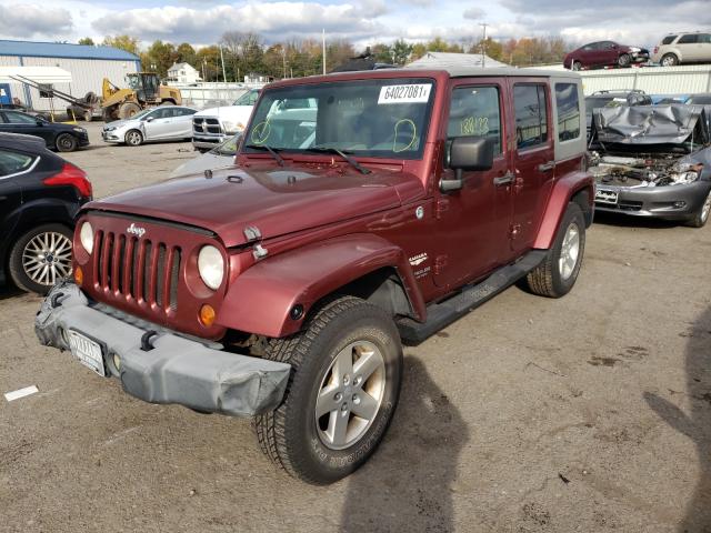1J4GA59187L218811 - 2007 JEEP WRANGLER S RED photo 2