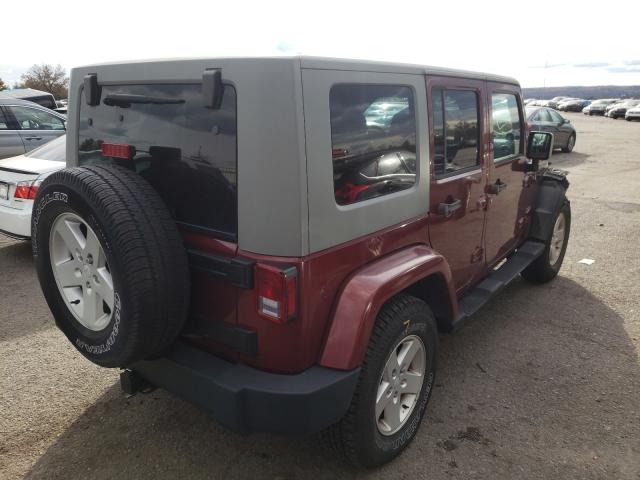 1J4GA59187L218811 - 2007 JEEP WRANGLER S RED photo 4