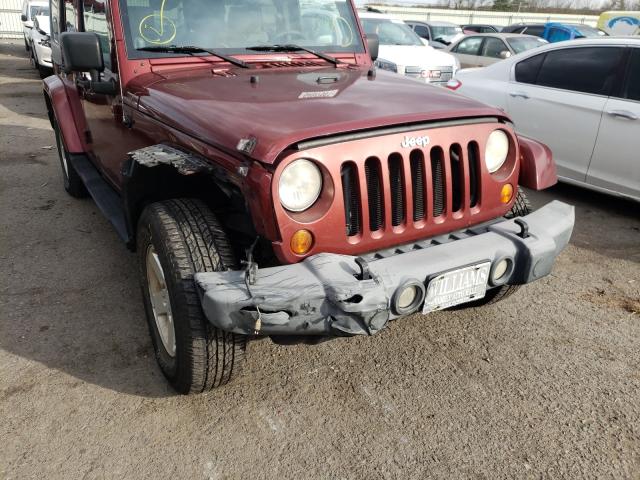 1J4GA59187L218811 - 2007 JEEP WRANGLER S RED photo 9