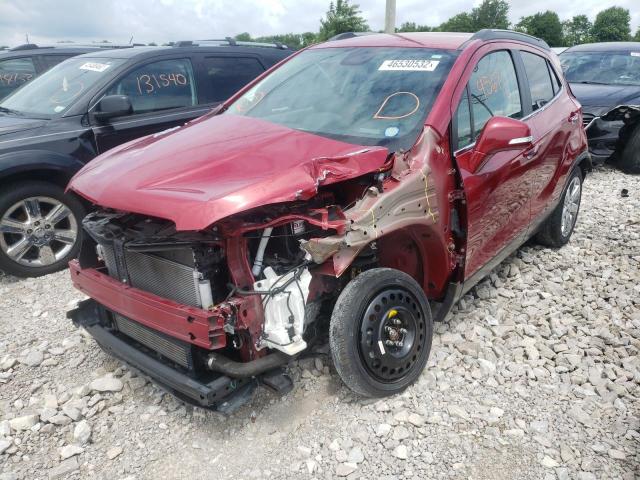 KL4CJBSB5GB600655 - 2016 BUICK ENCORE CON 勃艮第红 照片 2