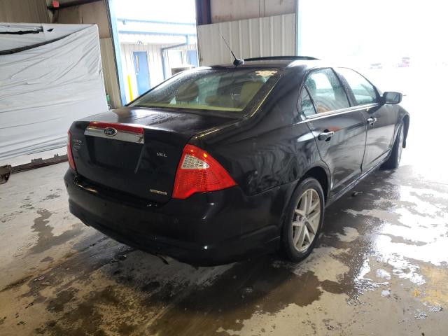 3FAHP0JG5BR296748 - 2011 FORD FUSION BLACK photo 4