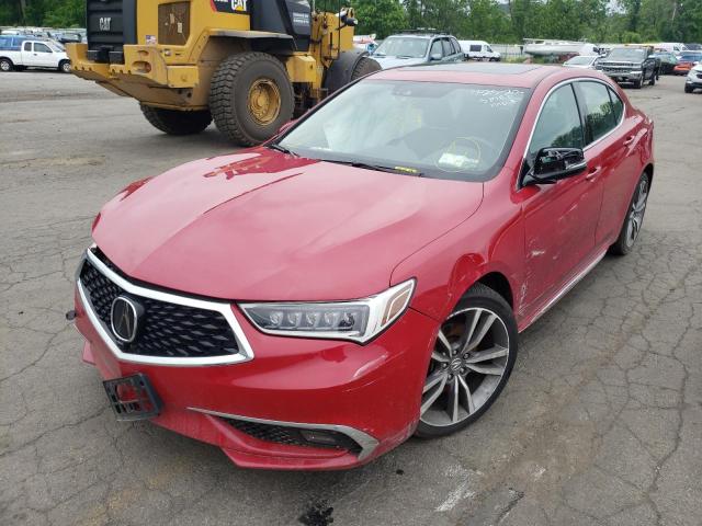 19UUB3F81KA000730 - 2019 ACURA TLX ADVANC RED photo 2