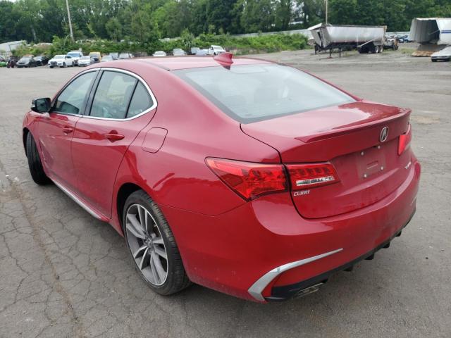 19UUB3F81KA000730 - 2019 ACURA TLX ADVANC RED photo 3