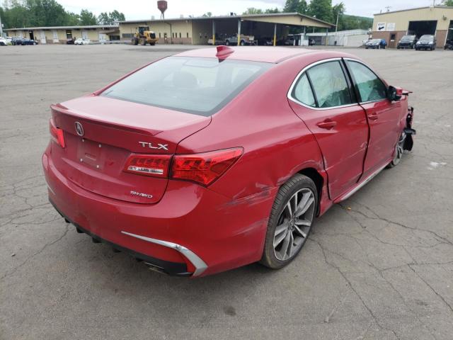 19UUB3F81KA000730 - 2019 ACURA TLX ADVANC RED photo 4