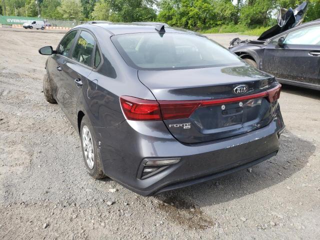 3KPF24AD0KE071870 - 2019 KIA FORTE FE GRAY photo 3