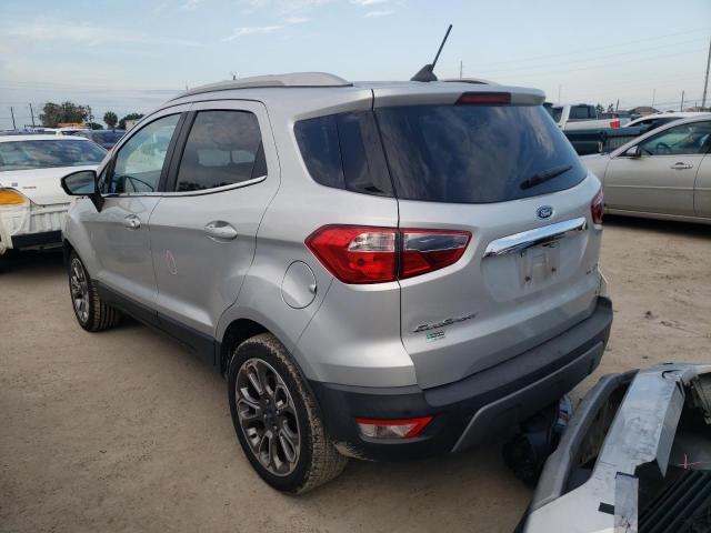 MAJ3S2KE5KC256668 - 2019 FORD ECOSPORT T SILVER photo 3