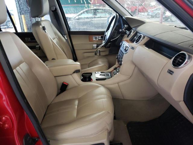 SALAB2V60FA765874 - 2015 LAND ROVER LR4 წითელი ფოტო 5